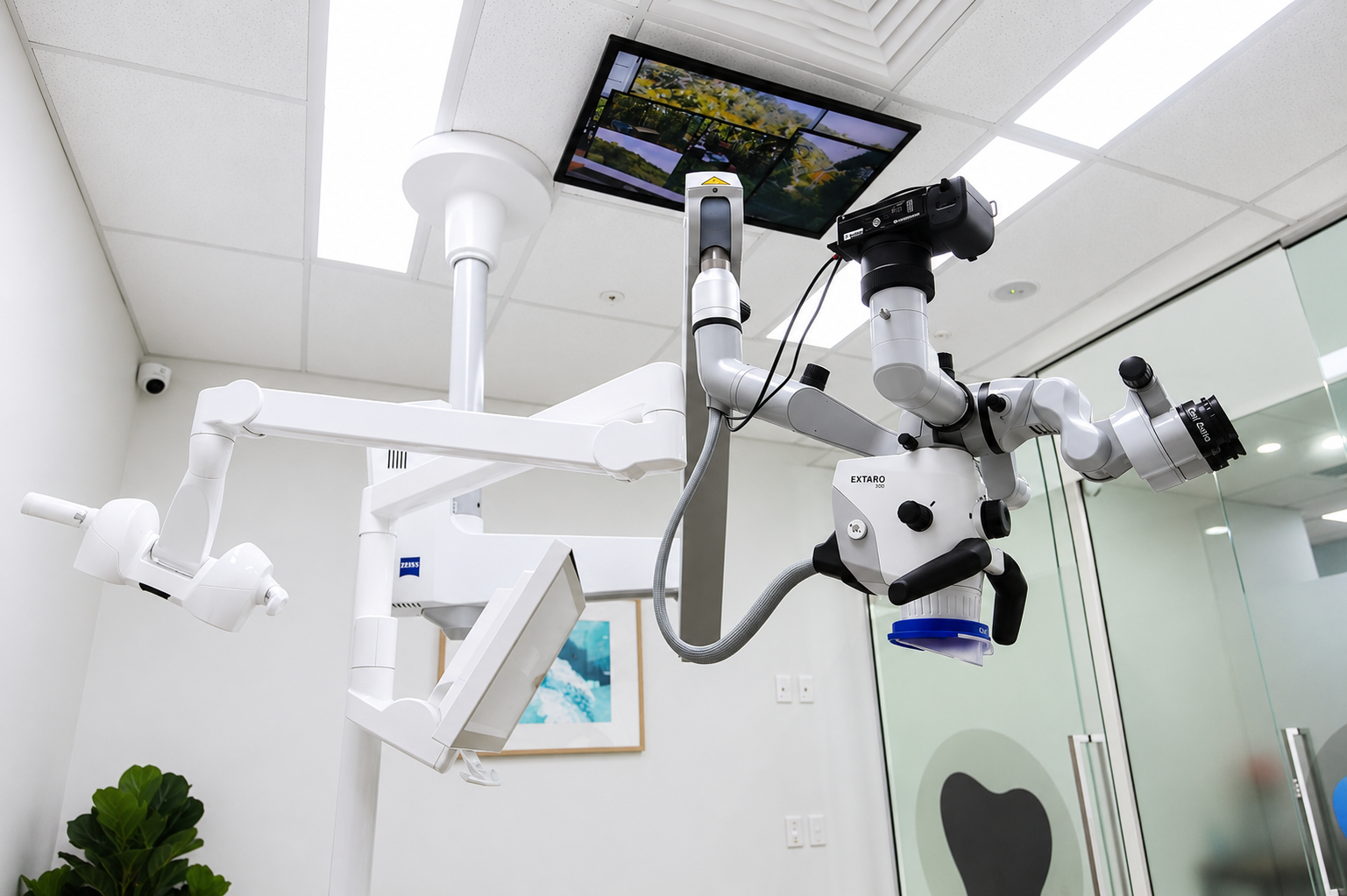 Dental operating microscope for fractured instrument removal at Southwest Endodontic Centre